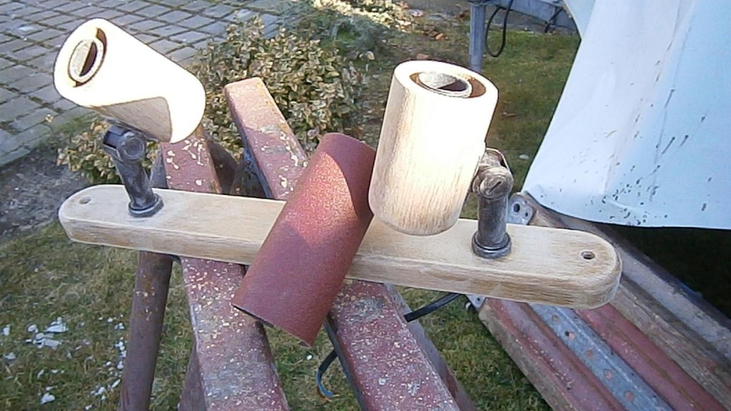 „Shabby Chic“ – Deckenlampe – Hand im Glück