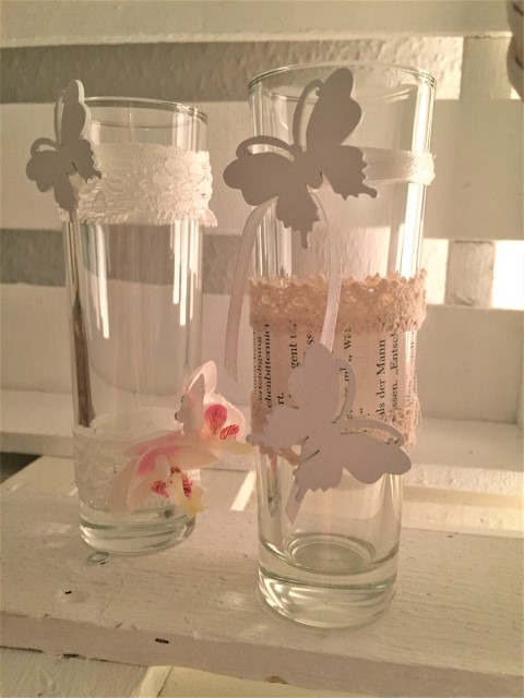 DIY Vasen und Gläser für den Frühling dekorieren (1)