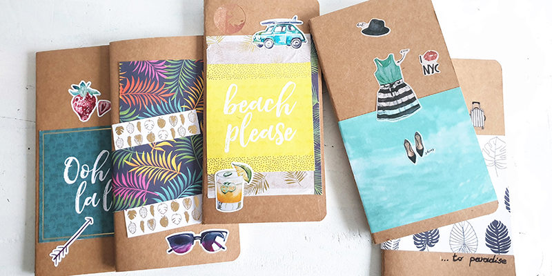 DIY Reise-Tagebuch hand im glueck