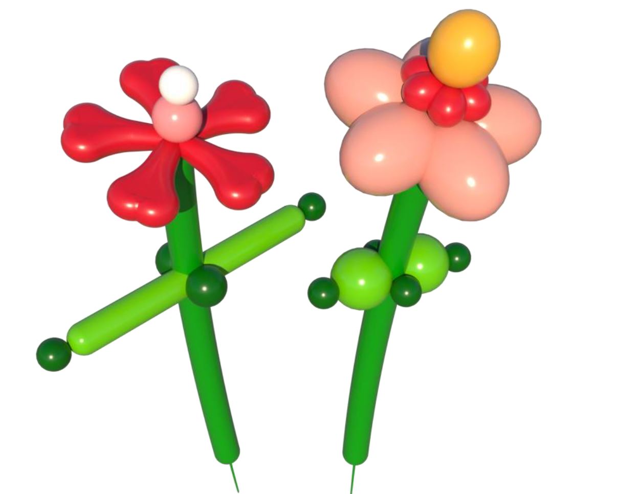 DIY Blumen aus Ballons "Jette & Minna"
