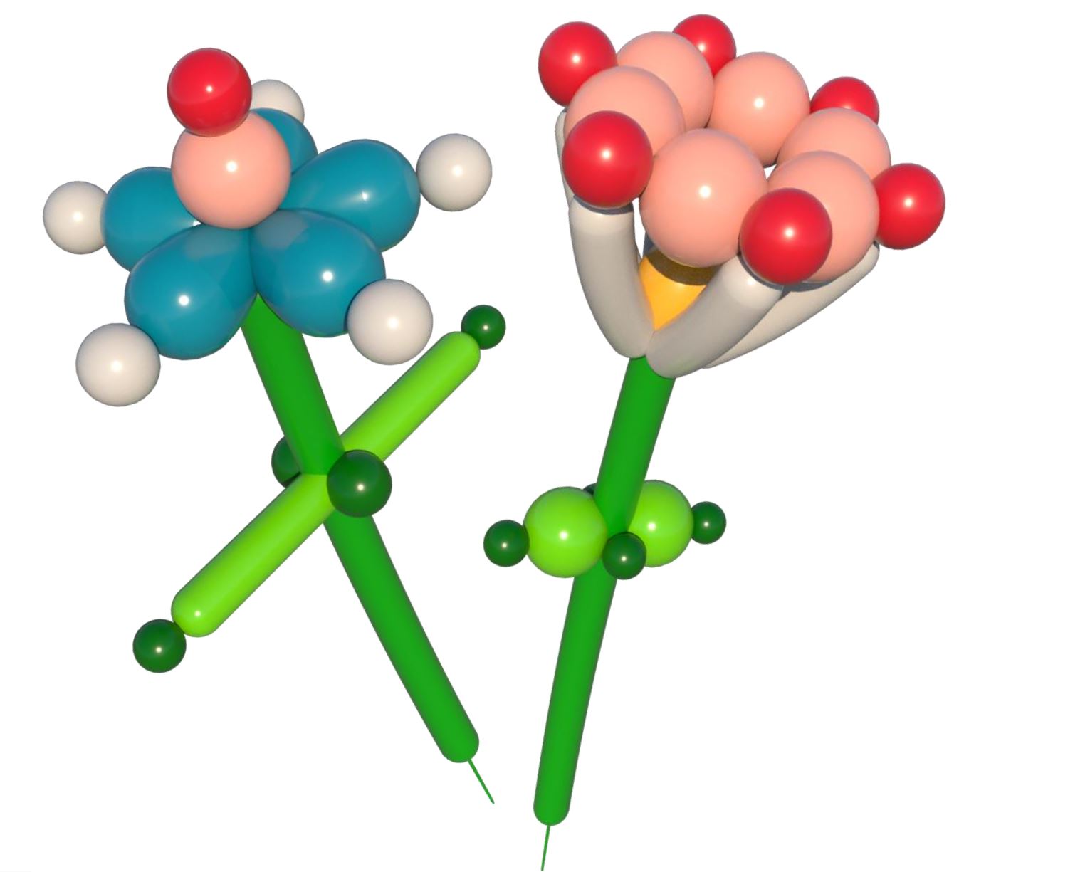 DIY Blumen aus Ballons "Lilly & Carla"