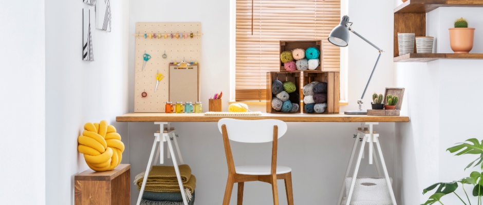Kreativecke einrichten: Tipps für DIY-Arbeitsplätze - auch auf kleinem Raum